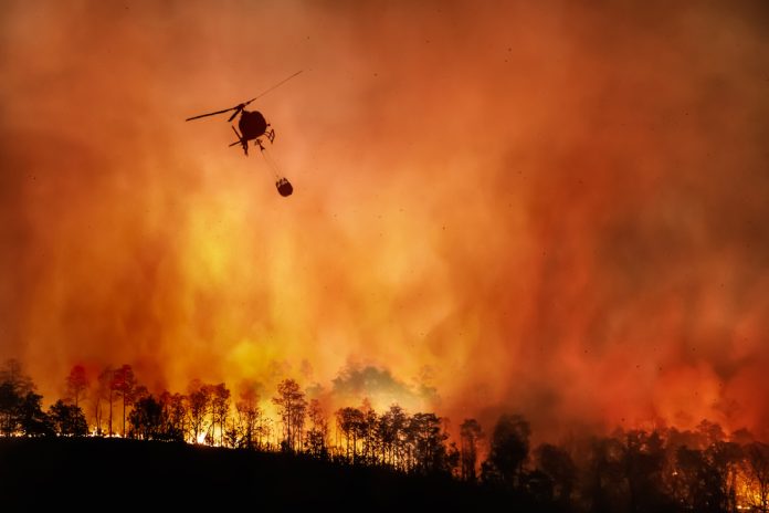 firefighting helicopter