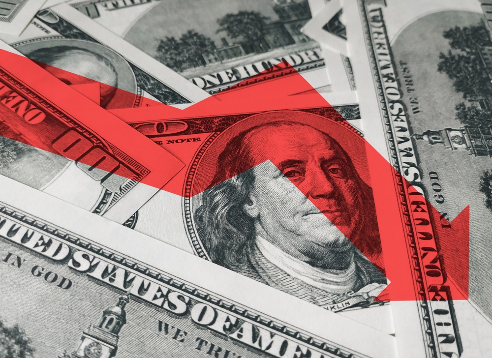 dollar value decreasing