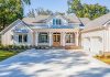 New construction luxury model home exterior