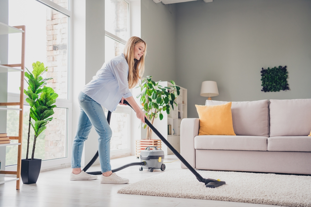 cleaning house
