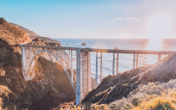 Bixby Bridge on the Big Sur coast of California