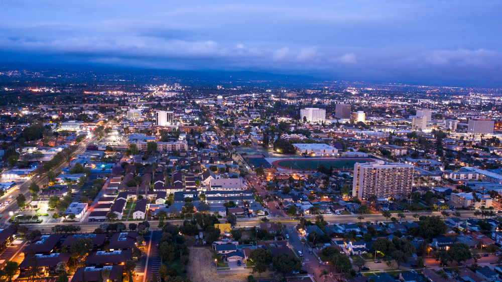 santa ana at twilight
