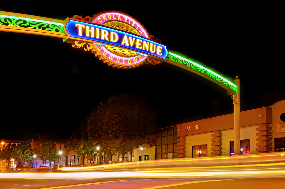 Chula Vista Third Avenue sign
