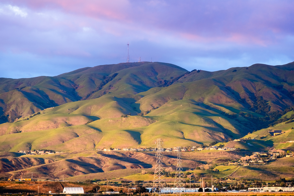 view of mountains near fremont ca