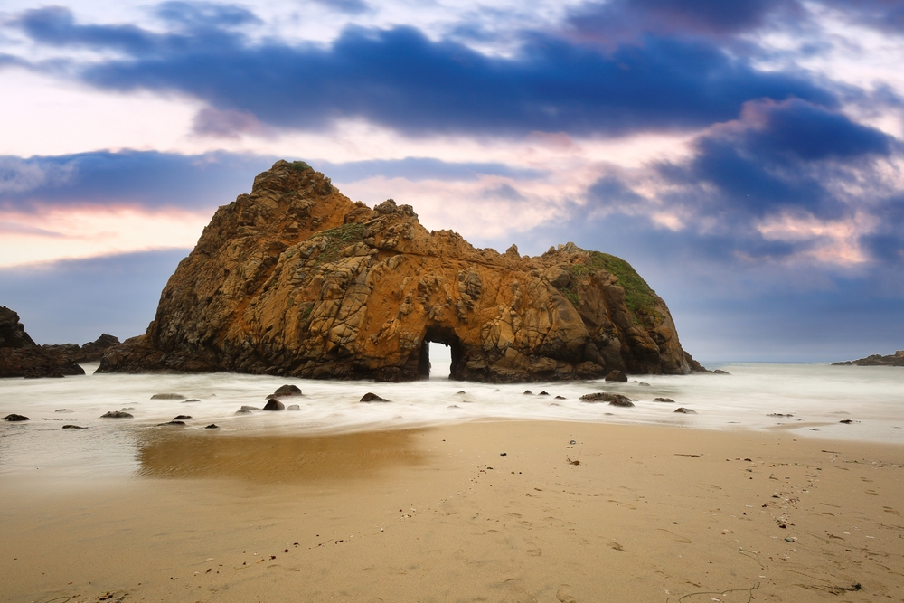 keyhole arch pfeiffer beach