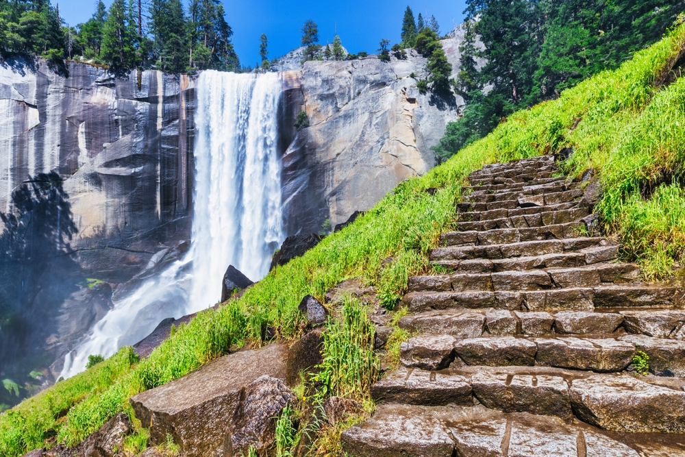 mist trail to vernal falls