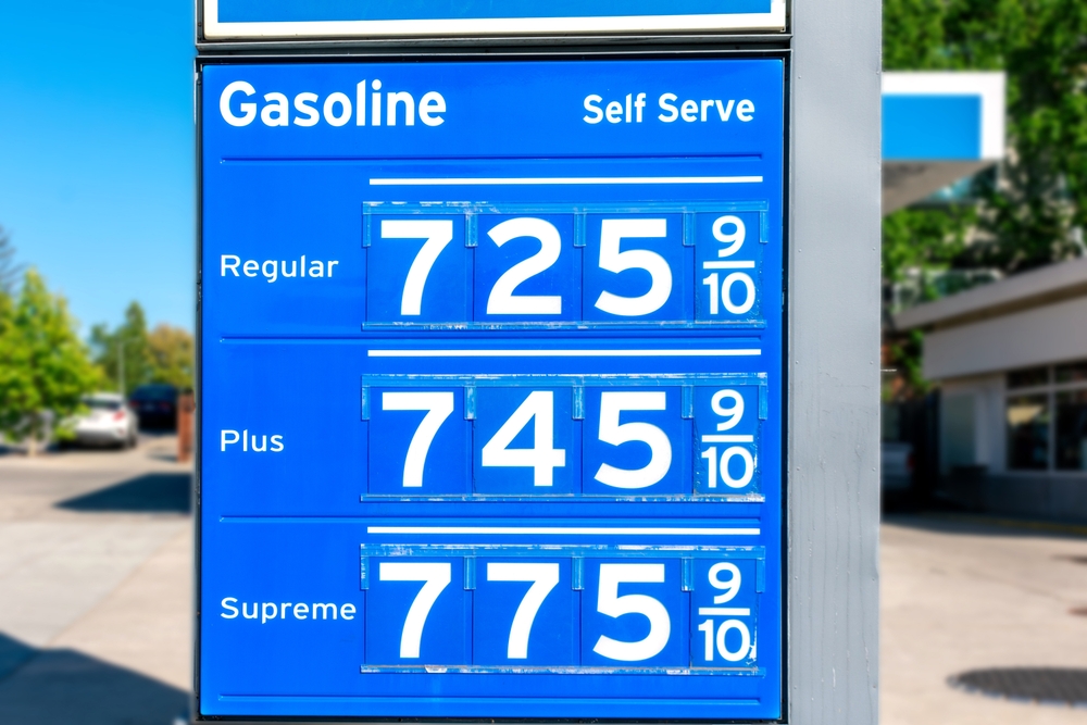 gas prices in 2022